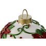 Boule de Noël Home ESPRIT Rouge Vert Résine 24 x 24 x 28 cm (2 Unités)