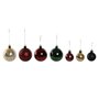 Boules de Noël Home ESPRIT Rouge Vert Polyéthylène 27 x 12 x 25 cm (50 Pièces)