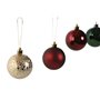 Boules de Noël Home ESPRIT Rouge Vert Polyéthylène 27 x 12 x 25 cm (50 Pièces)