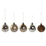 Boules de Noël Home ESPRIT Bronze Polyéthylène 16 x 16 x 26 cm (25 Pièces)