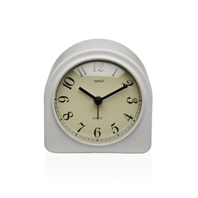 Horloge de table Versa Luxa Blanc Plastique 5