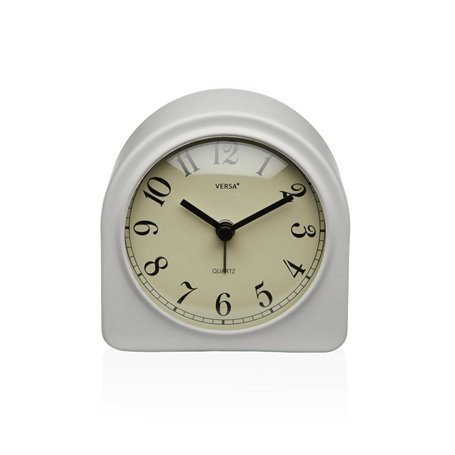 Horloge de table Versa Luxa Blanc Plastique 5