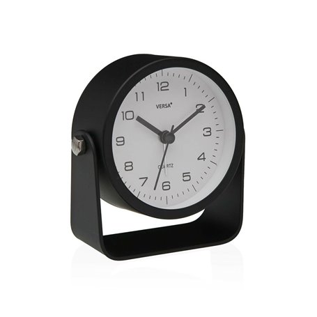 Horloge de table Versa Alura Noir Plastique 4