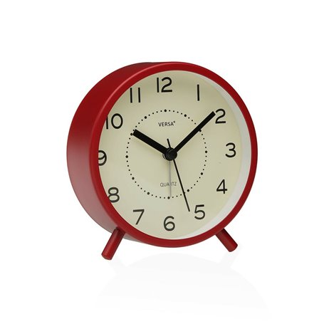 Horloge de table Versa Zeal Rouge Plastique 5