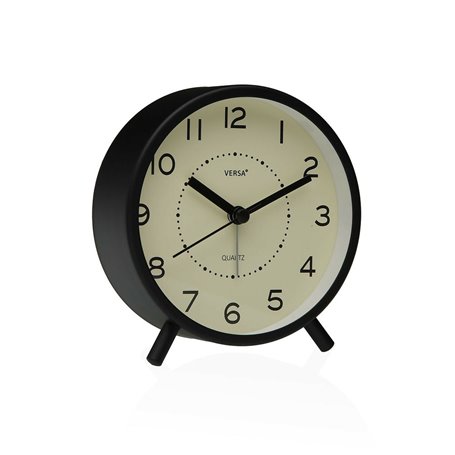 Horloge de table Versa Zeal Noir Plastique 5