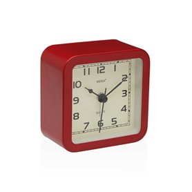 Horloge de table Versa Alvo Rouge Plastique 4