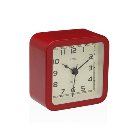 Horloge de table Versa Alvo Rouge Plastique 4