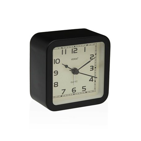 Horloge de table Versa Alvo Noir Plastique 4