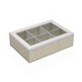 Boîte pour infusions Versa Serpentine Bois 17 x 7 x 24 cm