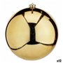 Boule de Noël Doré Plastique 20 x 20 x 20 cm (12 Unités)