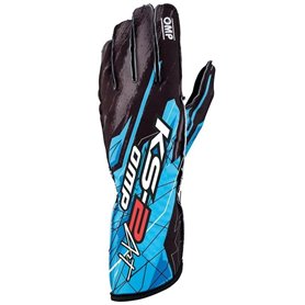 Gants de karting OMP OMPKB0-2748-A01-275-XXS XXS Noir