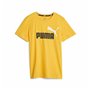 T shirt à manches courtes Enfant Puma Ess+ 2 Col Logo Jaune