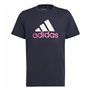 T shirt à manches courtes Enfant Adidas Essentials Bleu foncé