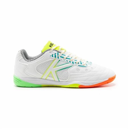 Chaussures de Futsal pour Adultes Kelme Indoor Copa Blanc Unisexe