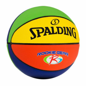 Ballon de basket Spalding Rookie Gear Vert clair 4