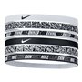 Bandeau de Sport pour la Tête Nike Printed Pack6 Noir