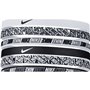 Bandeau de Sport pour la Tête Nike Printed Pack6 Noir