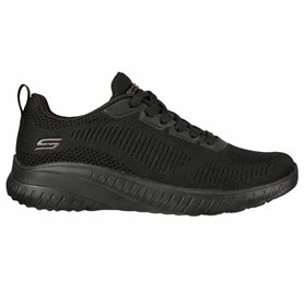 Chaussures de marche pour femme Skechers Bobs Squad Face Off Noir