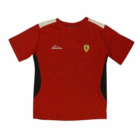 T shirt à manches courtes Enfant Precisport  Ferrari  Rouge (14 Ans)