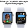 Montre intelligente Apple Watch SE Bleu Argenté 40 mm