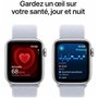 Montre intelligente Apple Watch SE Bleu Argenté 40 mm