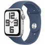 Montre intelligente Apple Watch SE Bleu Argenté 44 mm