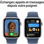 Montre intelligente Apple Watch SE Bleu Argenté 44 mm