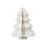 Sapin de Noël Decoris Blanc Ø 30 x 40 cm A accrocher Décoratif