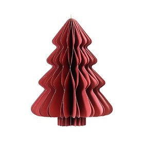 Sapin de Noël Decoris Rouge Ø 30 x 40 cm A accrocher Décoratif