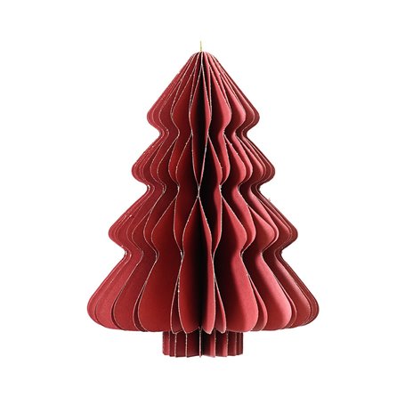 Sapin de Noël Decoris Rouge Ø 30 x 40 cm A accrocher Décoratif