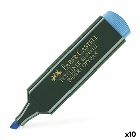 Surligneur Faber-Castell TEXTLINER 48 Bleu (10 Unités)