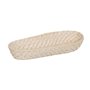 Plateau Blanc Bambou Rotin 44 x 17 x 7 cm (2 Unités)