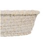 Plateau Blanc Bambou Rotin 29 x 22 x 7 cm (2 Unités)