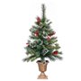 Sapin de Noël Vert Multicouleur 80 x 45 x 18 cm (4 Unités)