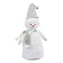 Bonhomme de Neige Blanc Vert 6 x 6 x 25 cm