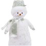 Bonhomme de Neige Blanc Vert 6 x 6 x 25 cm