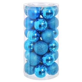 Boules de Noël Plastique Ø 6 cm 16 x 16 x 31 cm (30 Unités)