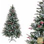 Sapin de Noël PVC Enneigé 60 x 60 x 150 cm