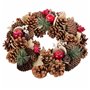 Couronne de Noël Multicouleur Naturel Plastique Foam Ananas 30 x 8 x 30 cm