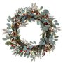 Couronne de Noël Multicouleur Plastique 55 x 7 x 55 cm