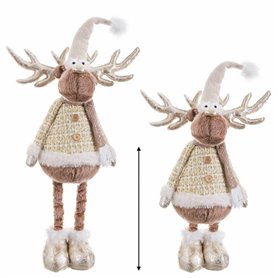 Figurine Naturel Cerf 25 X 16 X 81 CM