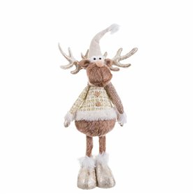 Figurine Naturel Cerf 20 X 14 X 58 CM