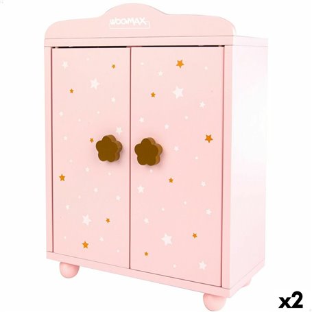 Armoire Woomax Poupées Rose