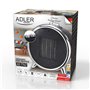 Thermo Ventilateur Portable Adler AD 7742 Noir Argent 1500 W