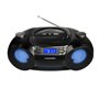 Radio Blaupunkt BB31LED Bleu Noir Gris Noir/Gris