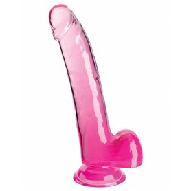 Vibromasseur Pipedream King Cock Clear Multicouleur Rose