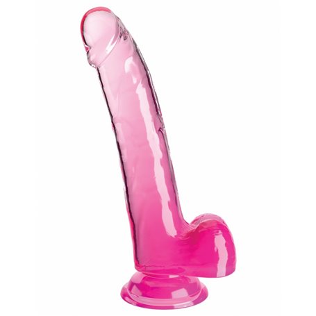 Vibromasseur Pipedream King Cock Clear Multicouleur Rose