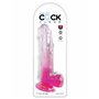 Vibromasseur Pipedream King Cock Clear Multicouleur Rose