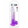 Vibromasseur Pipedream King Cock Clear Violet Multicouleur