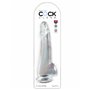 Gode réaliste Pipedream King Cock Clear TPE Transparent